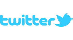 Imagen de twitter. Aparece twitter escrito en azul seguido del icono de pájaro azul